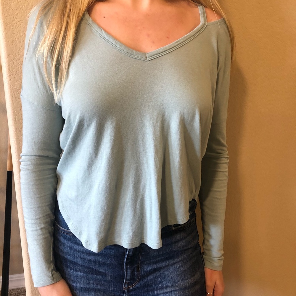 Mint Long Sleeve Top